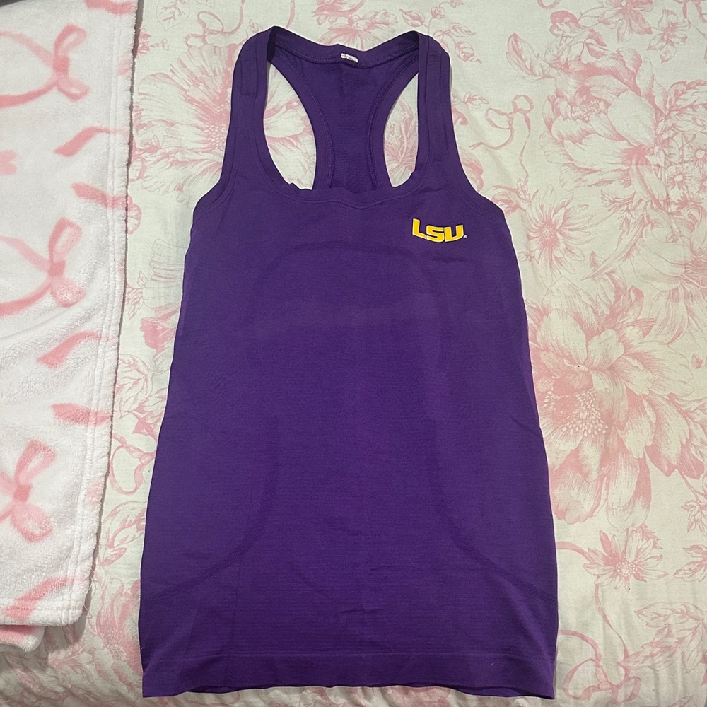Lululemon LSU Purple Swiftly Tech Racerback Tank 2.0